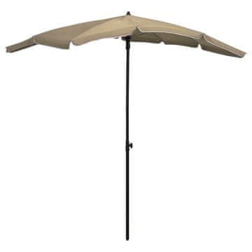 Vidaxl Vrtni senčnik 200x130 cm taupe