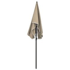Vidaxl Vrtni senčnik 200x130 cm taupe