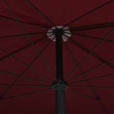 Vidaxl Vrtni senčnik 200x130 cm bordo rdeč