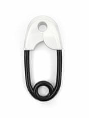 Profibaby Ščipalka s ščipalko iz črno-bele plastike 12cm 2 barvi v vrečki 0m+