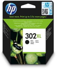HP 302XL kartuša, instant ink, črna (F6U68AE)