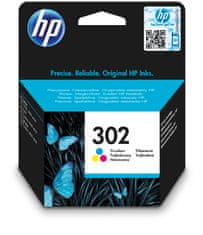 HP barvna kartuša 302, instant ink, 165 strani(YF6U65AE)