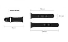 FIXED Set trakov za pametno uro Apple Watch, silikonski, 38/40/41 mm, turkizen (FIXSST-434-TU)