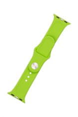 FIXED Set trakov za pametno uro Apple Watch, silikonski, 42/44/45 mm, zelen (FIXSST-434-GRE)
