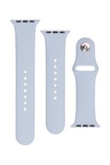 FIXED Set trakov za pametno uro Apple Watch, silikonski, 42/44/45 mm, moder (FIXSST-434-LGBL)