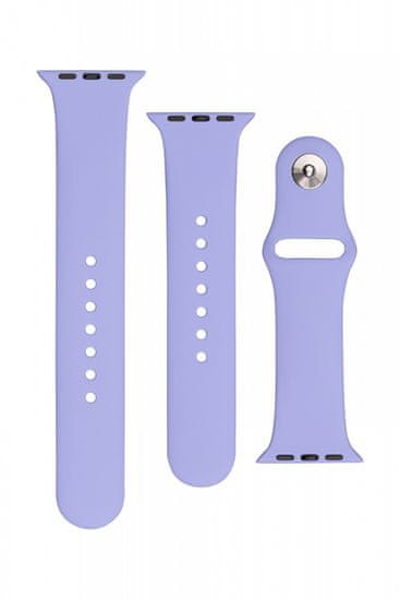 FIXED Komplet pasa Silicone Strap za Apple Watch, 38/40/41 mm, silikon, lila (FIXSST-436-LILA)