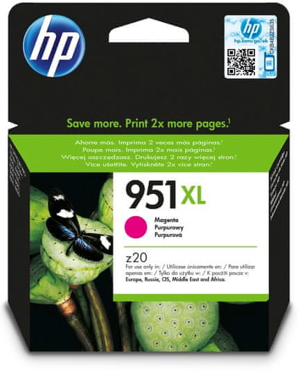 HP kartuša Officejet 951 XL, instant ink, magenta (CN047AE)