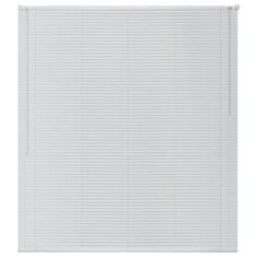 Vidaxl Žaluzije za Okna Aluminij 140x160 cm Bele Barve