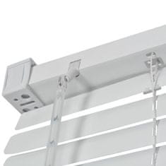 Vidaxl Žaluzije za Okna Aluminij 140x160 cm Bele Barve