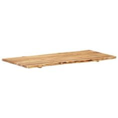 Vidaxl Mizna plošča trden akacijev les 120x(50-60)x2,5 cm