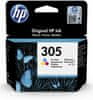 HP 305 kartuša, instant ink, barvna (3YM60AE)