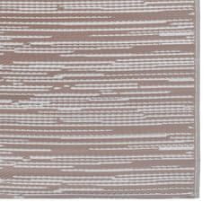 Vidaxl Zunanja preproga ARAKIL rjava 160x230 cm PP