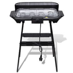 Vidaxl Pravokoten vrtni električni žar BBQ