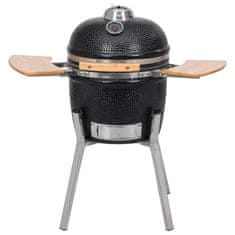 Greatstore Kamado keramični žar z dimljenjem 76 cm