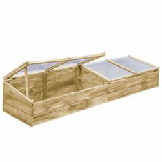 Vidaxl Rastlinjak impregnirana borovina 200x50x35 cm