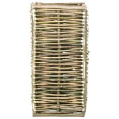 Vidaxl Visoka greda 40x40x80 cm iz lesa leske