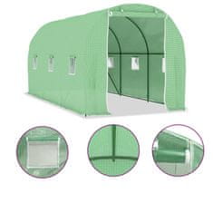 Vidaxl Rastlinjak 9 m2 4,5x2x2 m