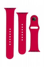FIXED Set trakov za pametno uro Apple Watch, silikonski, 38/40/41 mm, granatno jabolko (FIXSST-436-POGRA)