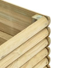 Vidaxl Visoka greda 450x50x48 cm impregnirana borovina 19 mm