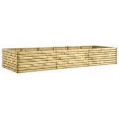 Vidaxl Visoka greda 300x100x48 cm impregnirana borovina 19 mm