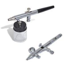 Vidaxl Airbrush set z 2 pršilnima pištolama