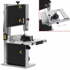 Vidaxl Tračna žaga širina rezanja 245 mm