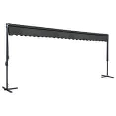 Vidaxl Prostostoječa tenda 600x300 cm antracitna