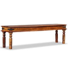 Vidaxl Grajska klop trden palisander 160x35x45 cm