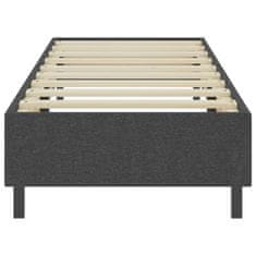 Vidaxl Posteljni okvir boxspring sivo blago 100x200 cm