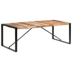 shumee Jedilna miza 220x100x75 cm trden les s finišem iz palisandra