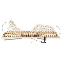 Vidaxl Električno letveno posteljno dno 28 letvic 7 con 90x200 cm
