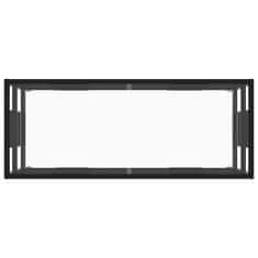 Vidaxl TV omarica črna in kaljeno steklo 100x40x40 cm