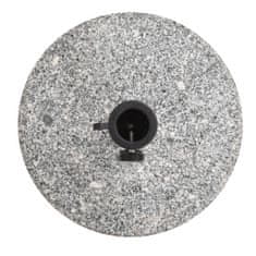 Greatstore Podstavek za senčnik granit okrogel 22 kg