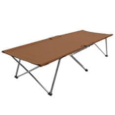 Vidaxl Kamp postelja 206x75x45 cm XXL rjava