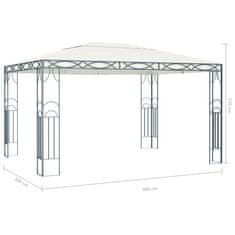 Vidaxl Paviljon 400x300 cm krem