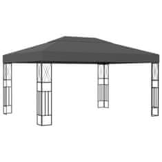 Vidaxl Paviljon 3x4 m antraciten iz blaga