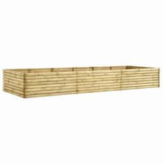 Vidaxl Visoka greda 300x50x48 cm impregnirana borovina 19 mm