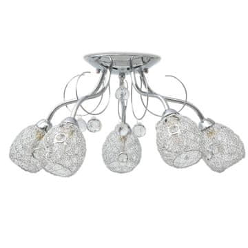 Vidaxl Stropna Svetilka za 5 G9 Žarnic 200 W