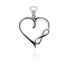 Brilio Silver Eleganten srebrni obesek PT06W