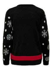 Jacqueline de Yong Ženski pulover JDYLUCIA 15238375 Black (Velikost M)