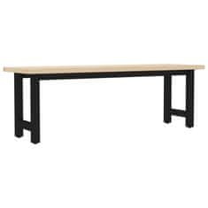 Vidaxl Klop 135x40x45 cm borovina