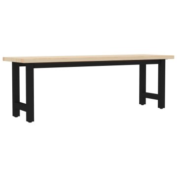 Vidaxl Klop 135x40x45 cm borovina