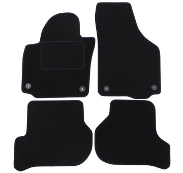 SCOUTT Velur preproge za avto za Skoda Yeti 2007-2015, 4ks