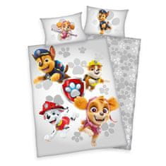 Zaparevrov Posteljnina za otroško posteljico Paw Patrol siva Bio bombaž Bio bombaž, 100/135, 40/60 cm