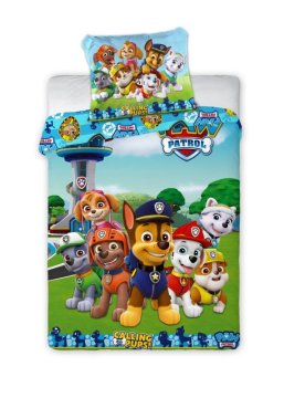 Zaparevrov Posteljnina za otroško posteljico Paw Patrol Calling Bombaž, 100/135, 40/60 cm