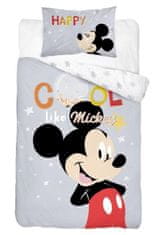 Detexpol Posteljnina za otroško posteljico Mickey Cool grey Bombaž, 100/135, 40/60 cm