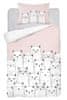 Detexpol Posteljno perilo za otroško posteljico Kittens pink Bombaž, 100/135, 40/60 cm