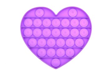 Zaparevrov Antistresna igrača Fidget Pop It, srce, vijolična, OEM