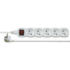 Emos Podaljševalni kabel, 5 m / 250 V, 5 vtičnic s stikalom
