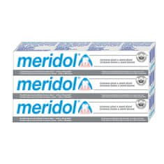 Meridol Zobna pasta z belilnim učinkom (Gentle White) tripack 3 x 75 ml